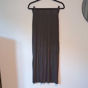 Amazon Essentials Gray Maxi Skirt 95% Viscose